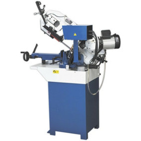 210mm Industrial Power Bandsaw - Coolant Fluid System - 900W Electric Motor