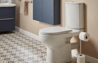 Family bathroom independent living at B&Q