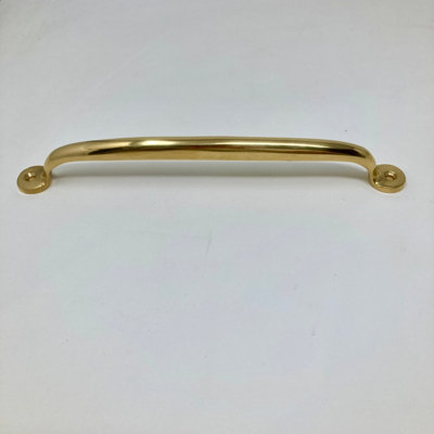 215mm Pull Handle Unlacquered Polished Brass