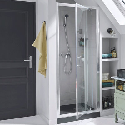 Shop pivot shower doors.