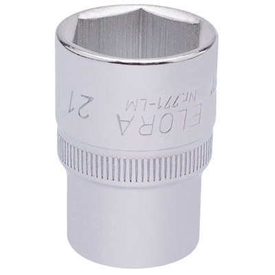 21mm 1/2" Square Drive Elora Hexagon Socket 15310