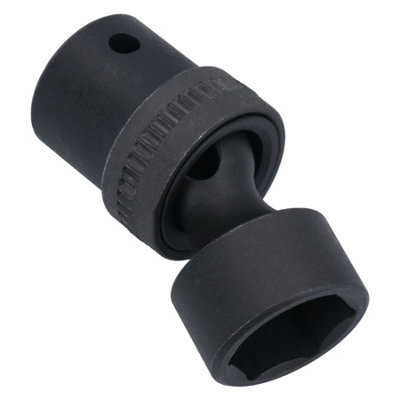 21mm 1/2in Drive Universal Swivel Wobble Metric Impact Shallow Socket 6 ...