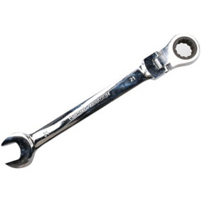 21mm Metric Flexible Flexi Head Ratchet Combination Spanner Wrench 72 Teeth