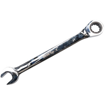 21mm Metric Ratchet Combination Spanner Wrench 72 Teeth Reversible