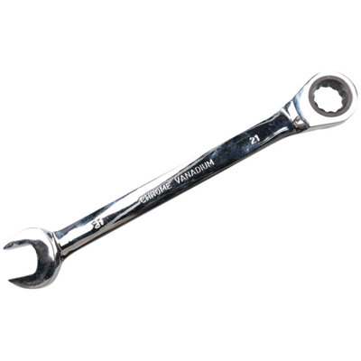 21mm Metric Ratchet Combination Spanner Wrench 72 Teeth Reversible