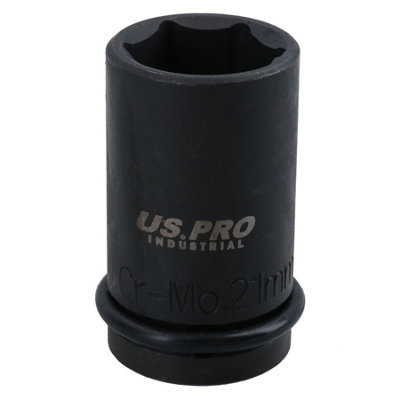 21mm Metric Scaffolders Scaffolding Impact Socket 1/2" Drive With Pin and O Ring