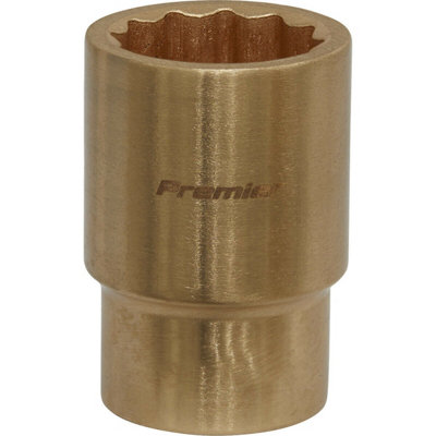 21mm Non-Sparking WallDrive Socket - Durable Beryllium Copper Tool