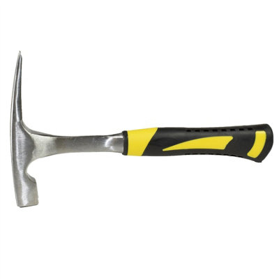 Neilsen Masonry Chipping Hammer - 800g Hardened Steel Head With Fiberglass Grip