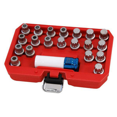 21pc BMW Locking Wheel Nut Socket Tool Master Set Tamper Proof Neilsen CT4226