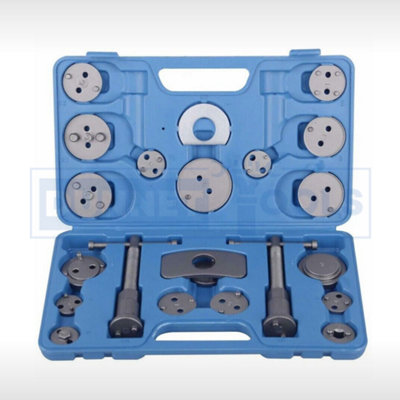 21pc Disc Brake Piston Rewind Back Tool Kit Universal Car Auto Wind Back Caliper