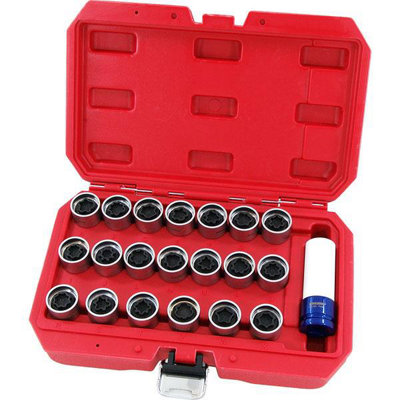 21pcs Audi Wheel Lock Screw Socket Set Neilsen CT4152