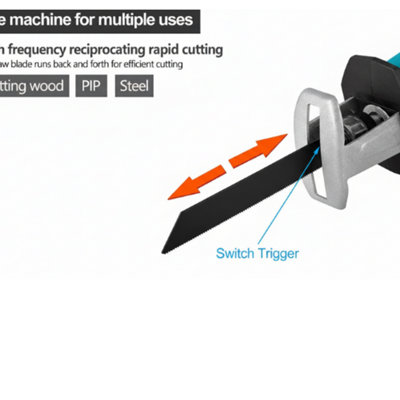 680W 21V Electric Saws Powerful Reciprocating Saws, 2 X 1500mAh