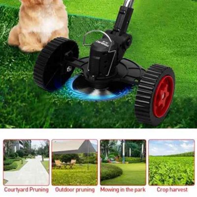 21V Cordless Grass trimmer, Cordless Lightweight expendable handle 3in1 ...