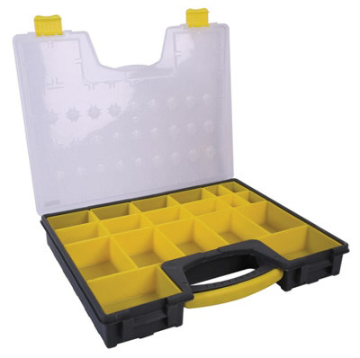 22 Compartment Professional Tool Organiser Case Box Storage Screw Nail Nut Bolt