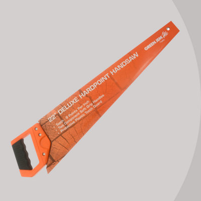 22" Deluxe Hardpoint Wood Saw Soft Grip Handle