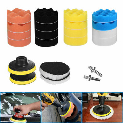thumbnail image 2 of BOKA 3 Inch Wool Buffing Polishing Pad Kit, 10 Pcs Drill Buffer Attachment, Buffing... 2 of 12