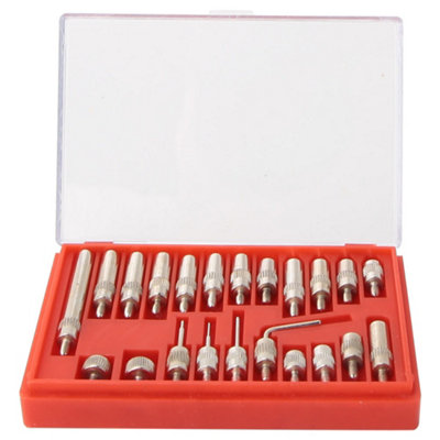 22-Piece Precision Dial Indicator Set with 0.01mm Stainless Steel Test Points