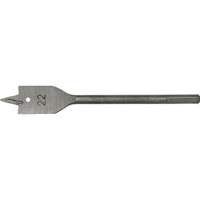 22 x 152mm Fully Hardened Wood Drill Bit - Hex Shank - High Performance Woodwork