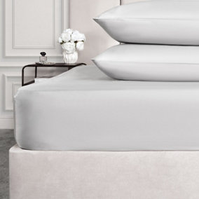 220 Thread Count Soft Cotton Fitted Bed Sheet
