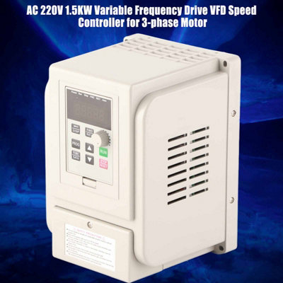 220V 1.5KW Variable Frequency Drive(VFD) Speed Controller for 3-Phase Motors