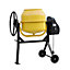 220V 550 W Electric Cement Mixer on Wheels 140 L
