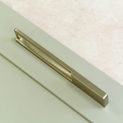 224mm Brushed Nickel Open Face Handle