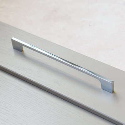 Slim D-Shaped Kitchen Door Bar Handle – Just Click Kitchens