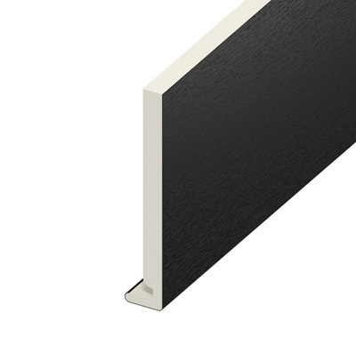 225mm Fascia Board in Black Ash - 5m