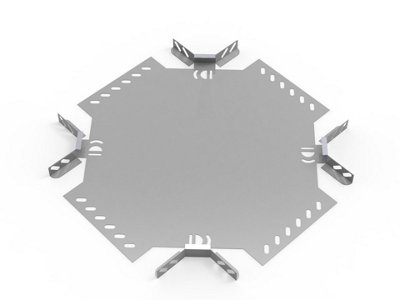 225mm Flat 4 Way Equal Intersection for Medium Duty Cable Tray