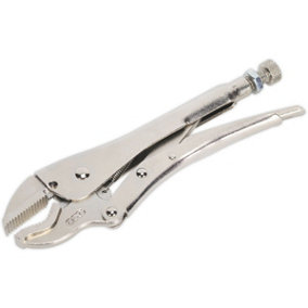 225mm Optimum Grip Locking Pliers - Spring Loaded Locking Mechanism - Steel