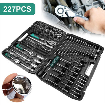 227 PCS PROFESSIONAL RATCHET SOCKET SET 1/2