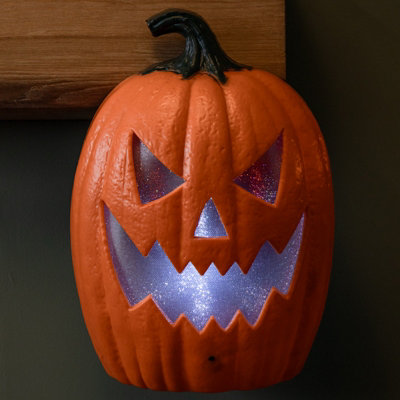 22cm Battery Operated Light up Laughing Jack O' Lantern Halloween
