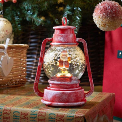 Battery snow deals globe lantern