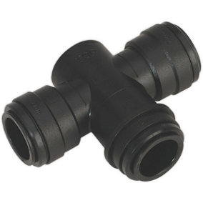 22mm Compressed Air Equal T Adapter & Water Trap - 3 Way Splitter Connector