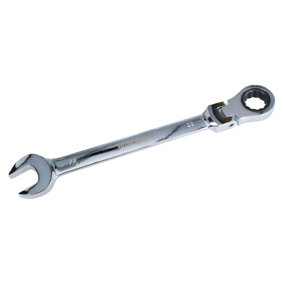 22mm Flexi Headed Ratchet Combination Spanner Metric Wrench 72 Teeth