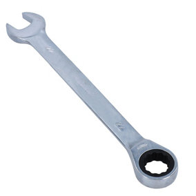 22mm Metric MM Combination Gear Ratchet Spanner Wrench 72 Teeth
