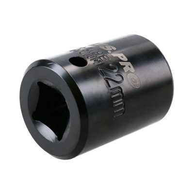 22mm Shallow Impact Socket 1/2