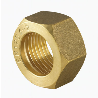 22mm Solid Brass Compression Nut