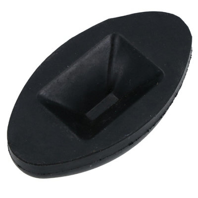 22mm Stand Off Oval Rubber Buffer Bumper Stop For Horse Box Trailers 2pc