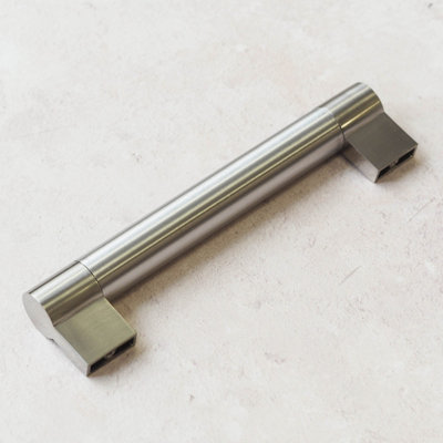 22mm Thick Brushed Nickel Boss Cabinet Handle