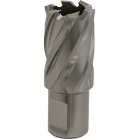 22mm x 25mm Depth Rotabor Cutter - M2 Steel Annular Metal Core Drill 19mm Shank