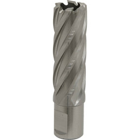 22mm x 50mm Depth Rotabor Cutter - M2 Steel Annular Metal Core Drill 19mm Shank