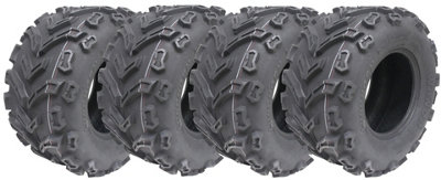 22x11.00-10 ATV Quad Tyre 6ply Wanda P3128 E-Marked Road Legal Rear (Set of 4)