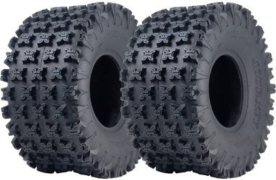 22x11.00-9 Slasher ATV Quad Tyres Wanda Race 48J Road Legal WP02 6ply (Set of 2)