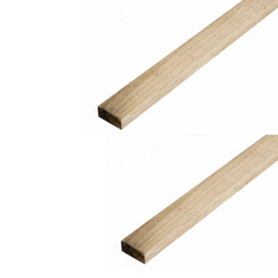 22x50 Rough Sawn Wood Timber 4 x 1.2m Lengths Total 4.8 Meters