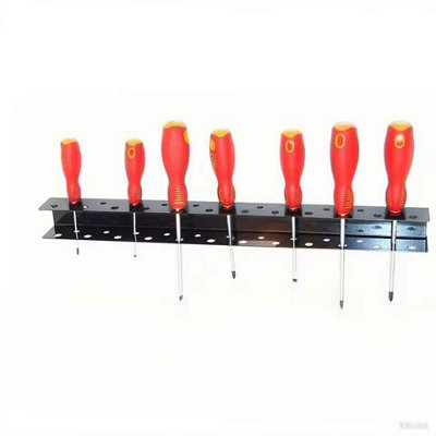 23 Hole Metal Screwdriver Storage Rack