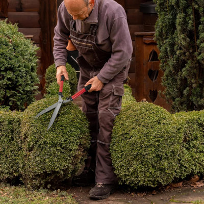 23 Inch Hedge Shears Gardening Grass Steel Trimmer Edging Lawn Cutter Soft Grip Handle Garden Pruning Hand Tool Precise Cutting