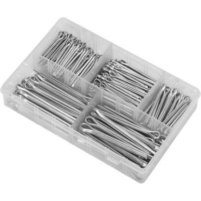230-Piece Split Pins Set - Imperial & Metric Sizes - Durable Cotter Pins