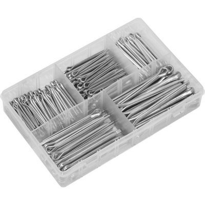 230-Piece Split Pins Set - Imperial & Metric Sizes - Durable Cotter Pins