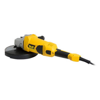 2300w Angle Grinder Wolf 230mm Corded with Diamond Disc - 3
